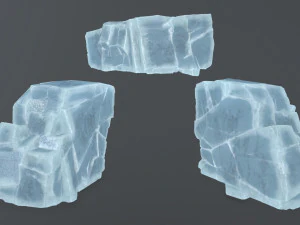 ice rocks 3D Model