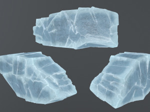 ice rocks 3D-Modell
