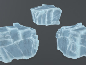 ice rocks 3D-Modell