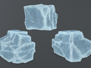 ice rocks 3D-Modell