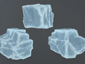 ice rocks 3D Model
