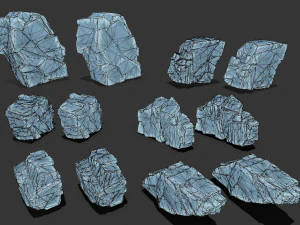 ice rocks 3D Model