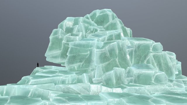 ice rocks Modelo 3D .c4d .max .obj .3ds .fbx .stl .blend 