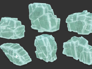 ice rocks Modelo 3D