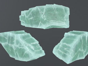 ice rocks Modelo 3D