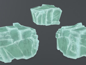 ice rocks Modelo 3D