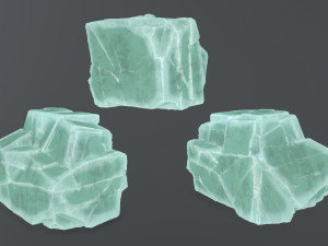 ice rocks Modelo 3D