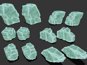 ice rocks Modelo 3D