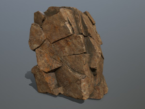 desert rocks Model 3D