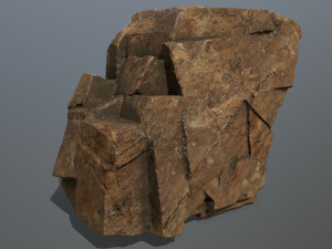 desert rocks Model 3D