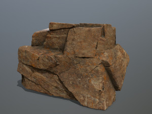desert rocks Model 3D