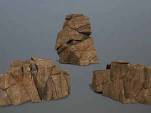 desert rocks 3D Model