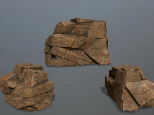 desert rocks 3D Model