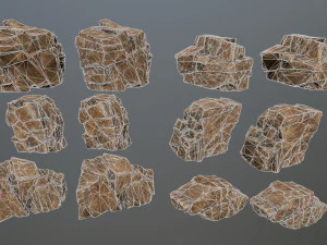 desert rocks 3D Model