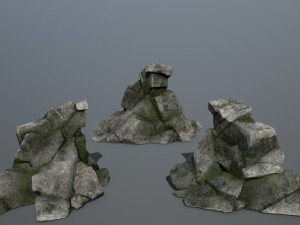rocks 3D मॉडल