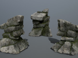 rocks 3D मॉडल