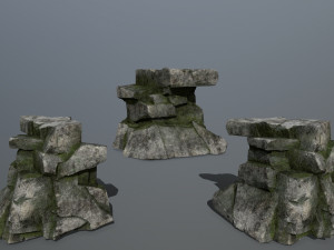 rocks 3D मॉडल