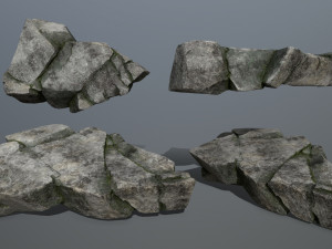 rocks 3D मॉडल