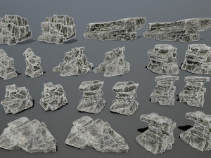 rocks 3D मॉडल