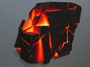 lava rocks 3D Model