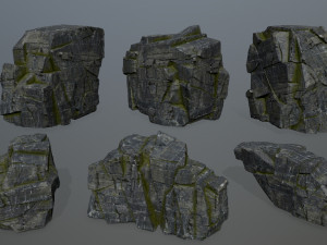 cliff rocks 3D Model