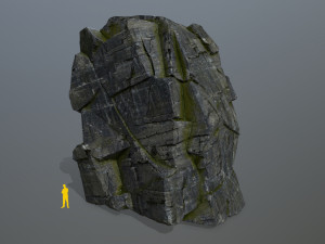 cliff rocks 3D Model