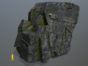 cliff rocks 3D Model