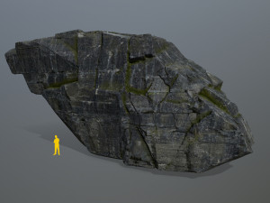 cliff rocks 3D Model