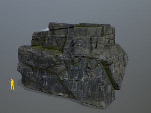 cliff rocks 3D Model