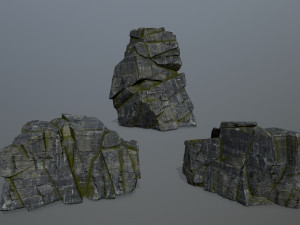 cliff rocks 3D Model