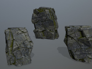 cliff rocks 3D Model