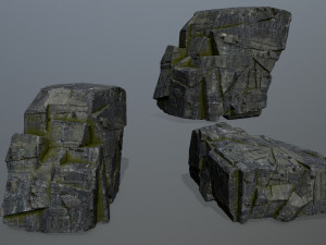 cliff rocks 3D Model