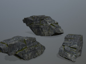 cliff rocks 3D Model
