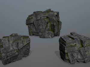 cliff rocks 3D Model