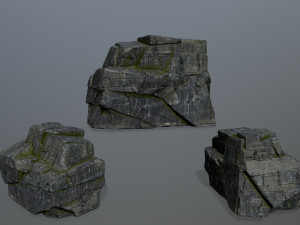 cliff rocks 3D Model