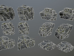 cliff rocks 3D Model