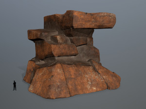 desert rocks 3D-Modell