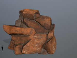desert rocks 3D-Modell