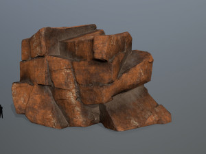 desert rocks 3D-Modell