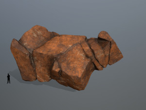 desert rocks 3D-Modell