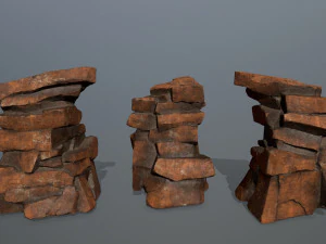 desert rocks 3D Model