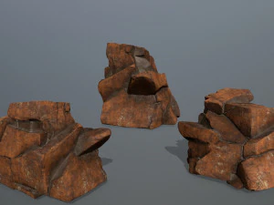 desert rocks 3D Model