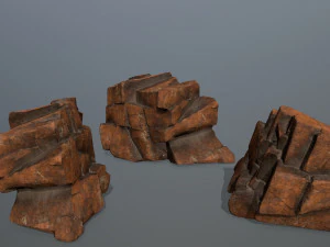 desert rocks 3D Model