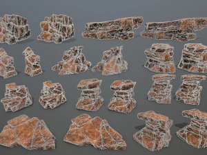 desert rocks 3D Model