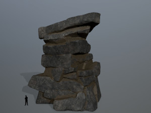 cliff rocks Modelo 3D