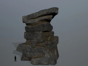 cliff rocks 3D Model