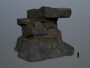 cliff rocks Modelo 3D