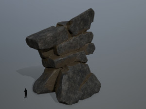 cliff rocks Modelo 3D