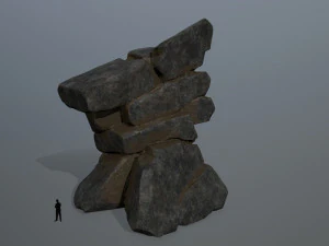 cliff rocks 3D Model