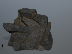 cliff rocks Modelo 3D